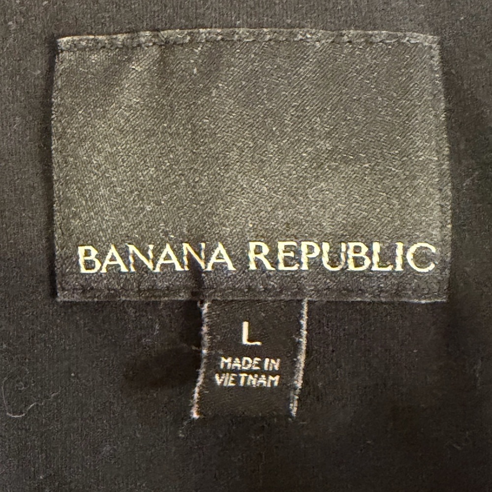 Banana Republic Unisex Large Gray Quilted/Water Resist Vest Excellent Condition - Picture 3 of 13